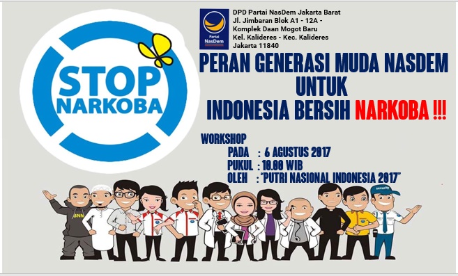 Read more about the article Peringati HUT RI, NasDem Jakbar Gelar Donor Darah dan Penyuluhan Narkoba