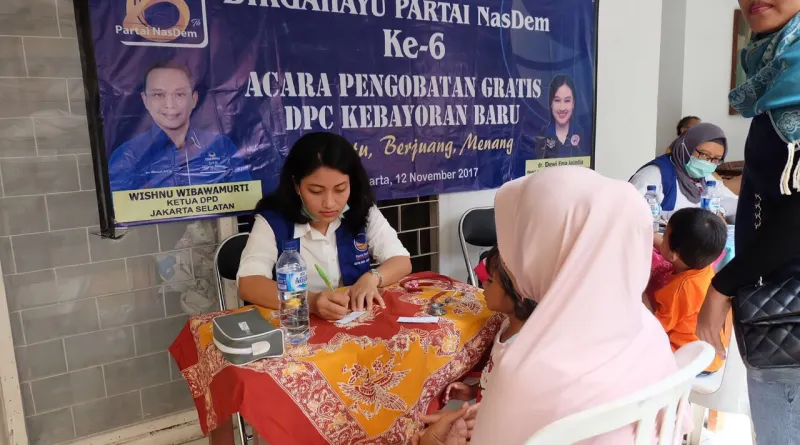 You are currently viewing DPD NasDem Jaksel Adakan Pengobatan Gratis