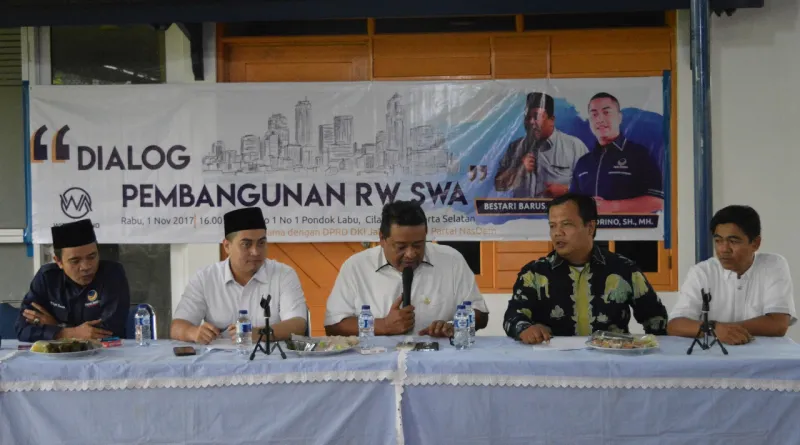 Read more about the article Dialog Pembangunan, NasDem Serap Aspirasi Warga Jakarta Selatan