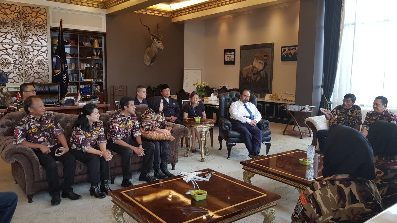 You are currently viewing NasDem Bersinergi dengan FKPPI Jaga Keutuhan NKRI