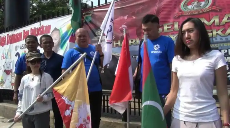 Read more about the article Sukseskan Asian Games 2018, Paguyuban Warga Jakarta Peduli Pasang Ratusan Bendera