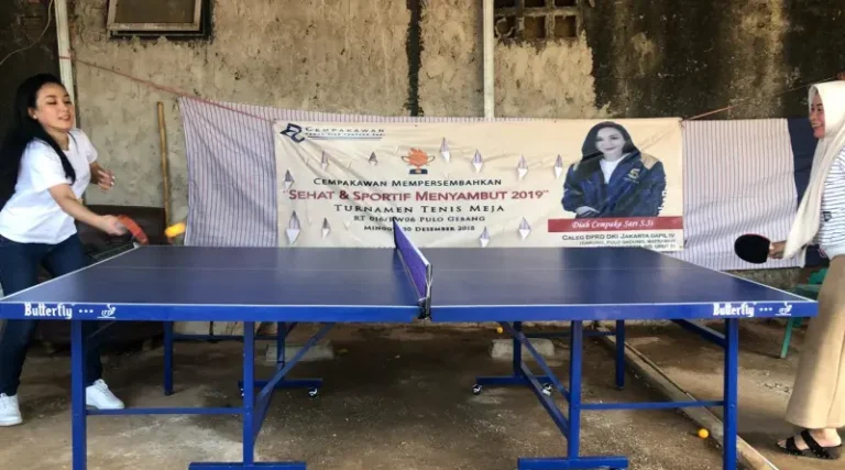Diah Cempaka Inisiasi Turnamen Tenis Meja