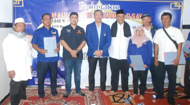 You are currently viewing NasDem Jakbar Gelar Maulid Nabi Muhammad SAW