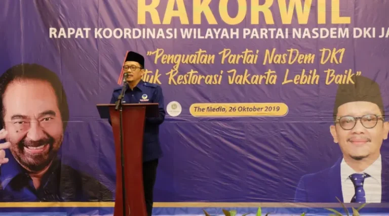 Rakorwil NasDem DKI Panaskan Kembali Mesin Partai