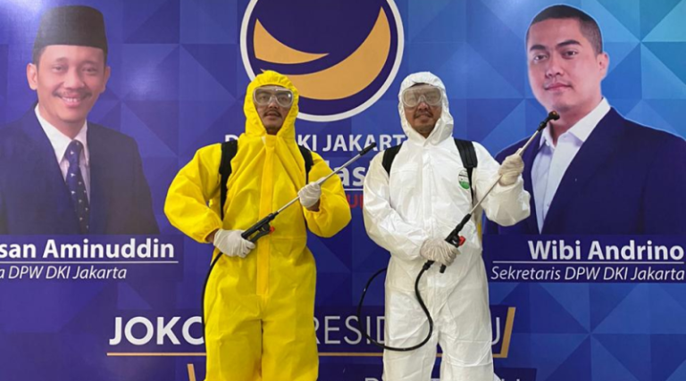Jakarta Bergerak, Wibi Pimpin NasDem DKI ‘Lawan’ Corona