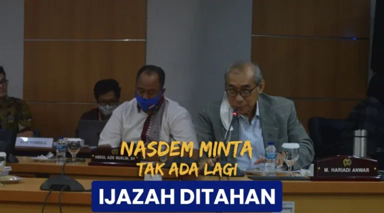 Jangan Ada Lagi Ijazah Siswa Ditahan