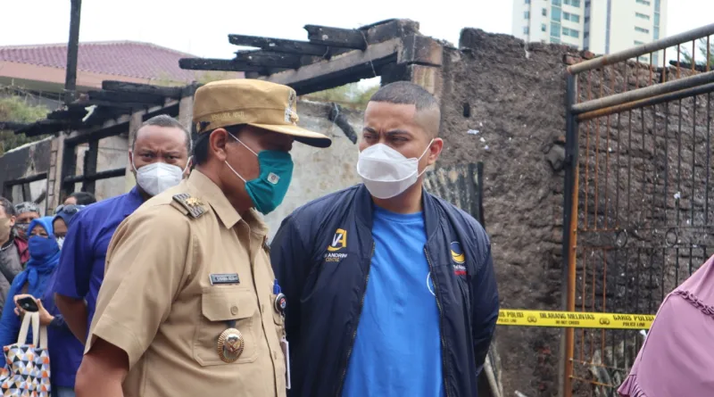 Read more about the article Tinjau Lokasi Kebakaran, Wibi Imbau Masyarakat Perhatikan Instalasi Listrik