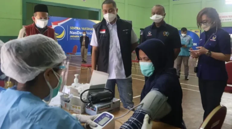 Sentra Vaksinasi NasDem Peduli Mulai Beroperasi