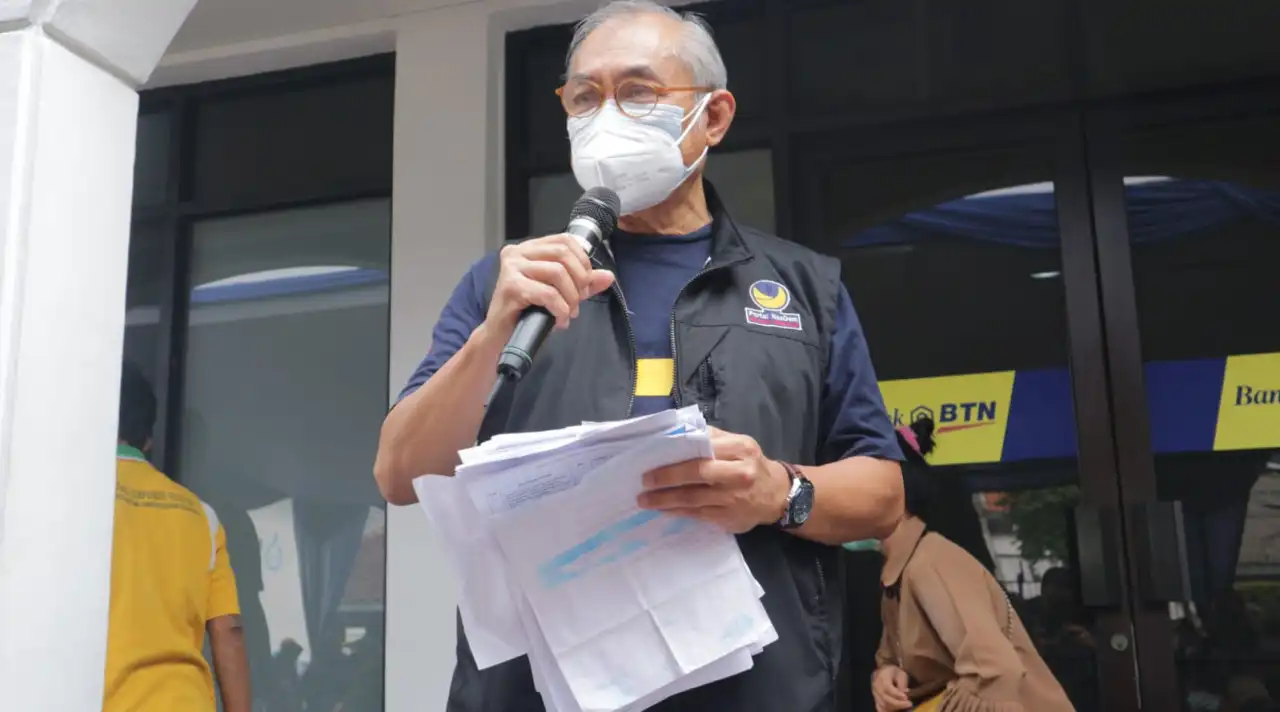 Read more about the article Berjalan Sukses, NasDem DKI Lanjutkan Program Vaksinasi Covid-19