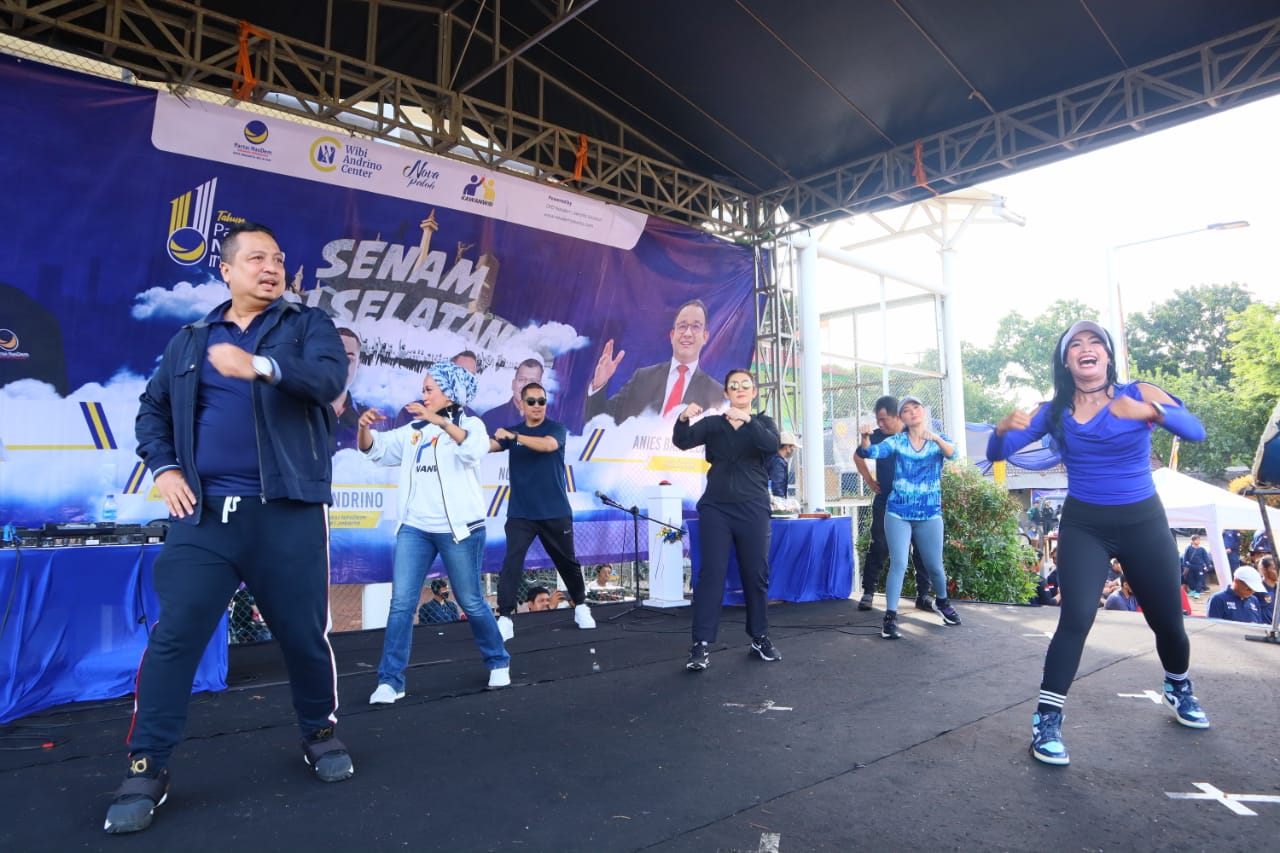 Read more about the article Nova Paloh Apresiasi Giat Senam NasDem Jaksel