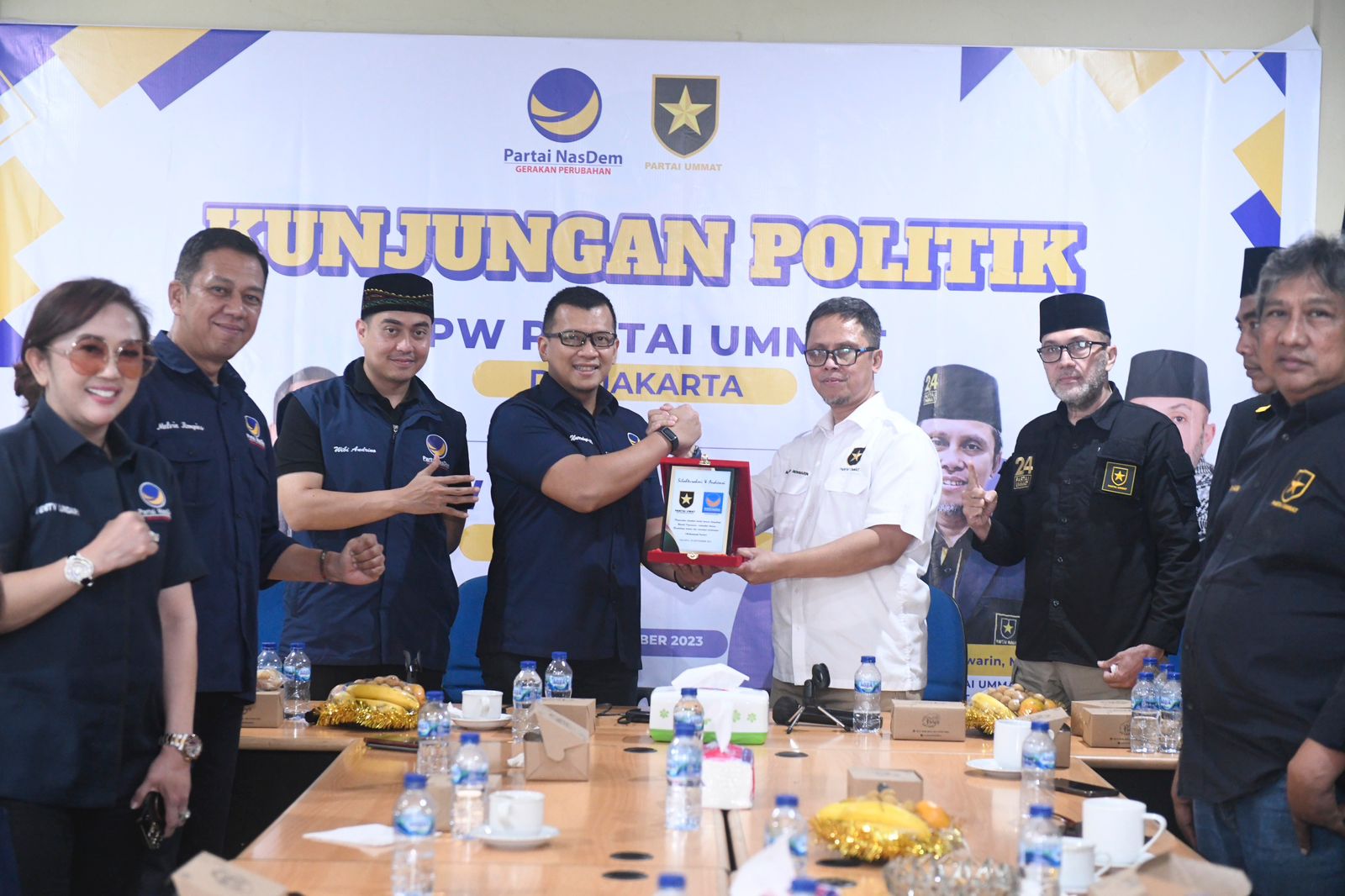 Read more about the article NasDem DKI Terima Kunjungan Partai Ummat, Solid Menangkan Anies – Muhaimin