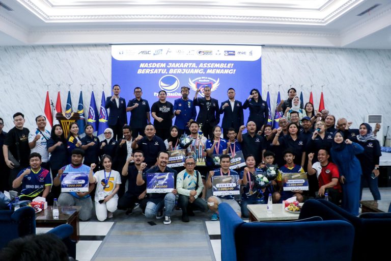 Kompetisi Bulutangkis Smash Perubahan NasDem Jakarta Sukses Digelar