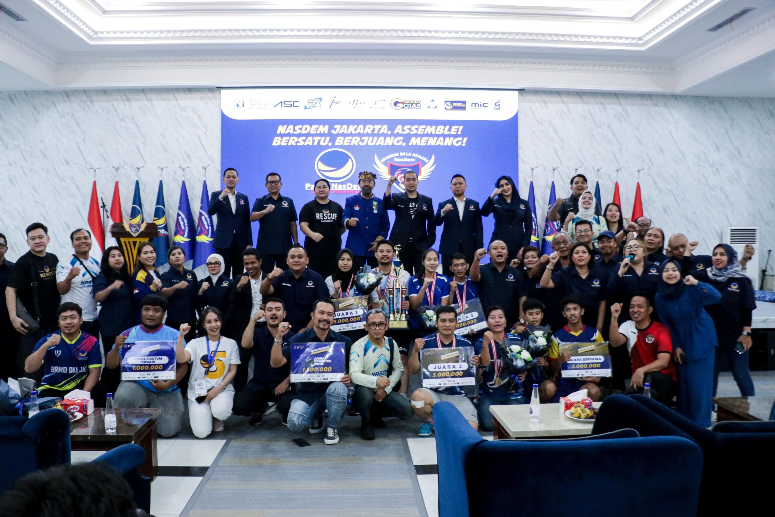 Read more about the article Kompetisi Bulutangkis Smash Perubahan NasDem Jakarta Sukses Digelar