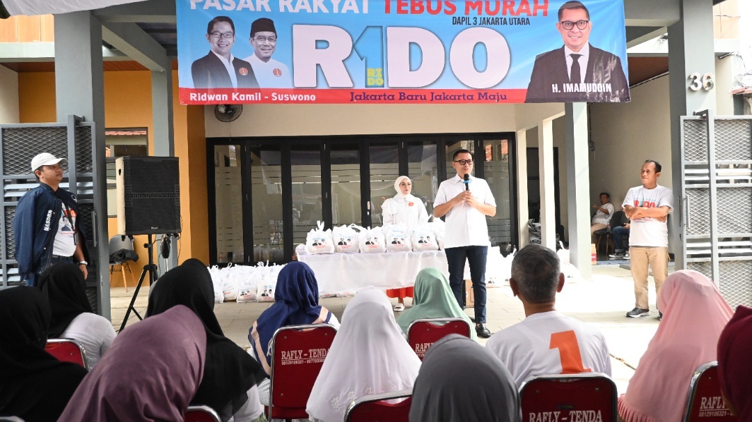 Read more about the article Pasar Murah Disambut Baik Masyarakat, Imamuddin Optimis Suara RIDO Meningkat