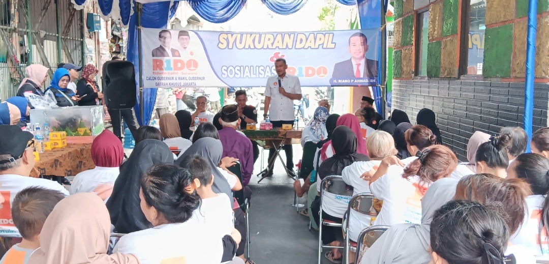 Read more about the article Riano Sebut Pasangan RIDO Punya Rekam Jejak Bagus untuk Pimpin Jakarta