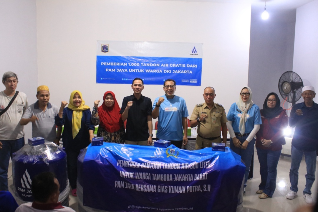 Read more about the article Gias Kumari Putra Apresiasi Program 1.000 Tandon Gratis dari PAM Jaya untuk Warga Tambora