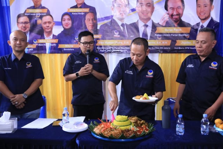 NasDem Jakbar Mantap Hadirkan Program yang Menyentuh Masyarakat