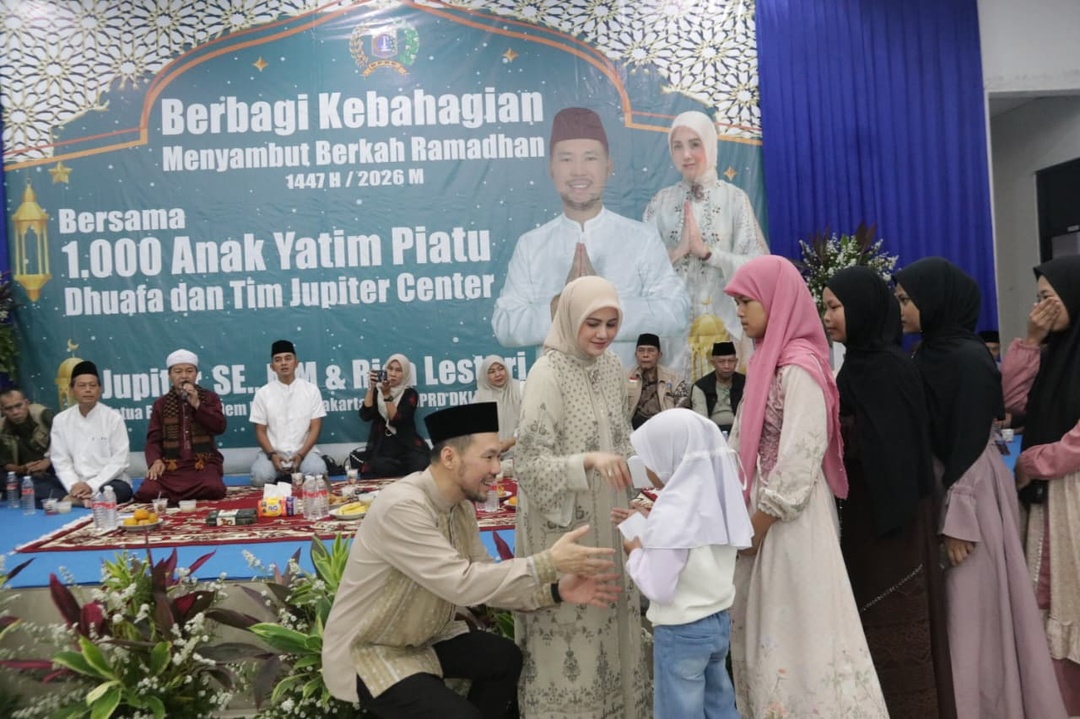 Ketua Fraksi NasDem DPRD Jakarta Gelar Buka Bersama dan Santuni 1.000 Anak Yatim
