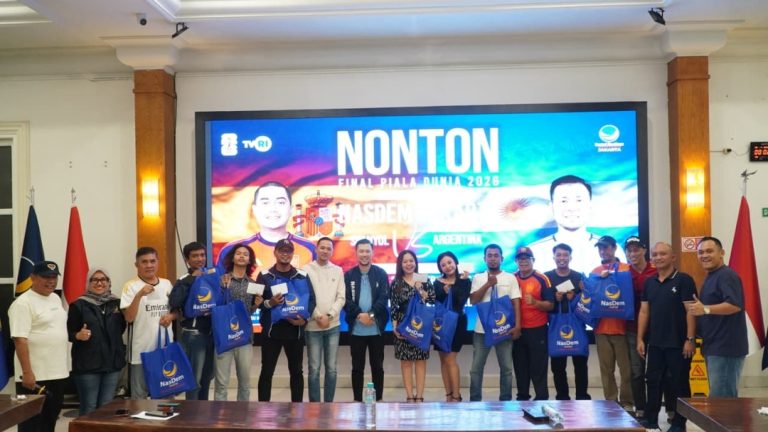 Gelar Nobar Final Piala Dunia 2026, NasDem DKI Perkuat Kebersamaan Antarstruktur