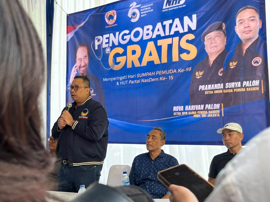 Peduli Kesehatan Warga, NasDem Gelar Pengobatan Gratis di Bukit Duri